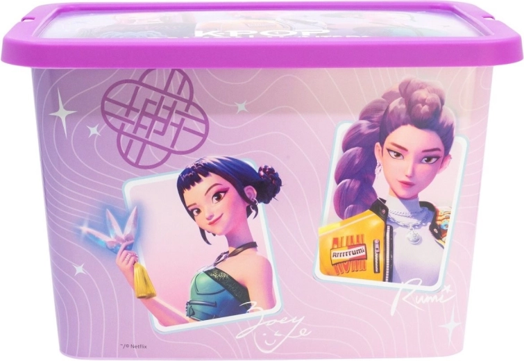 Stor Aufbewahrungsbox 7 l K-pop: Dämonenjägerin lila - 1 Stück