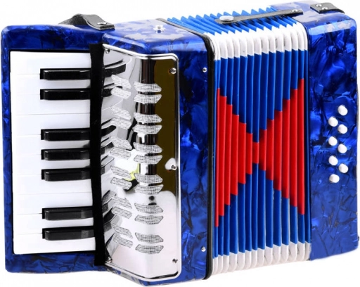 Kinder-Musikakkordeon Harmonia – Blau