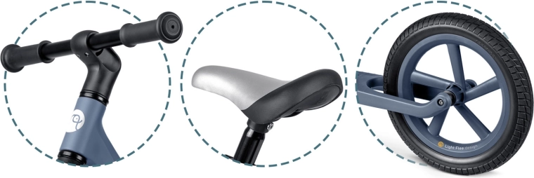 Wächst mit dem Kind dank verstellbarer Sitzhöhe