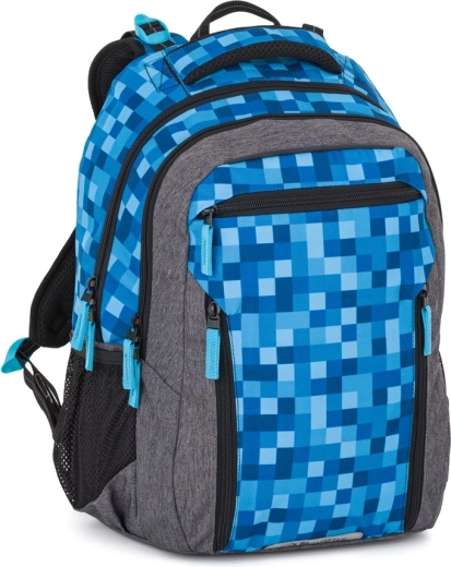 Bagmaster Porto 26 Schulrucksack mit Würfelmotiv