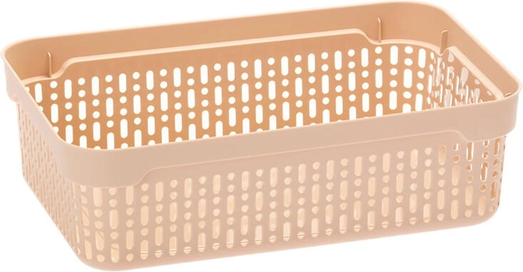 Aufbewahrungskorb Morsetta 30 × 20 × 9 cm, Kunststoff, Farbmix