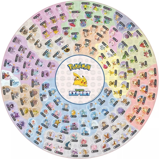 Doppelseitiges Spielbrett voller Pokémon