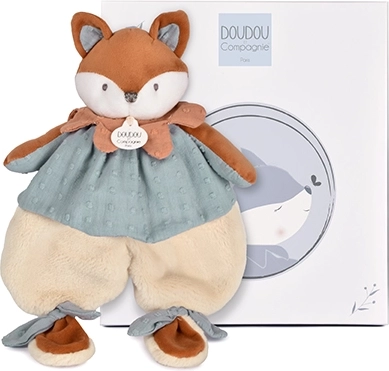Doudou Geschenkset Kuscheltuch Fuchs Timo 29 cm