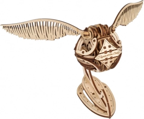 Mechanischer Holz‑Schnatz – UGEARS HARRY POTTER Bausatz