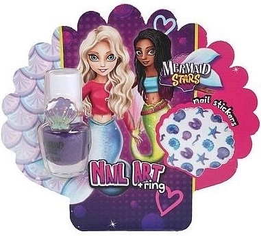 Alles für eine Mermaid-Maniküre in einer Packung