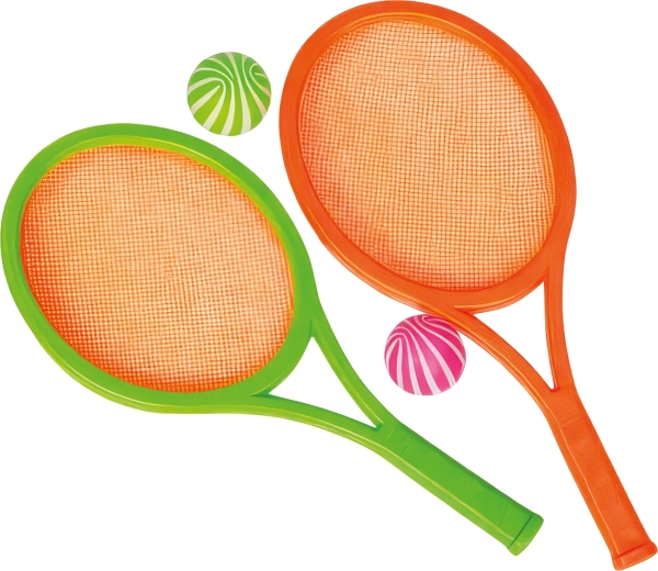 Sparkys Kinder-Tennisset 34 cm (2 Schläger + 2 Bälle)