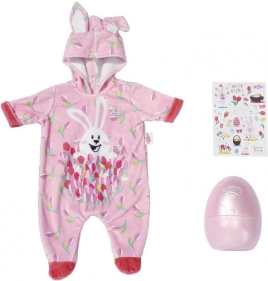 BABY born Osterei mit Outfit und Aufklebern