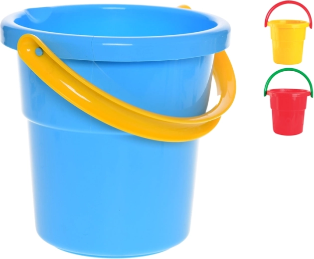 Plastikeimer für Kinder 18 cm – 3 Farben