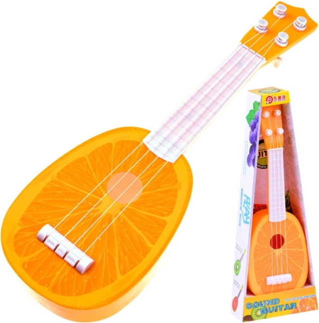 Kinder-Ukulele – Plastikgitarre 37 cm – Orange