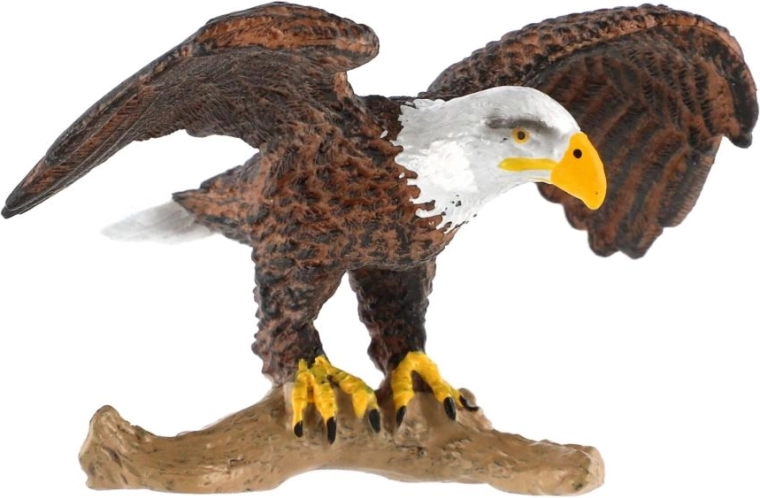 Dynamische Pose mit ausgebreiteten Flügeln