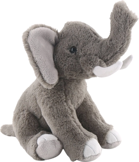 Plüsch Afrikanischer Elefant sitzend 21 cm