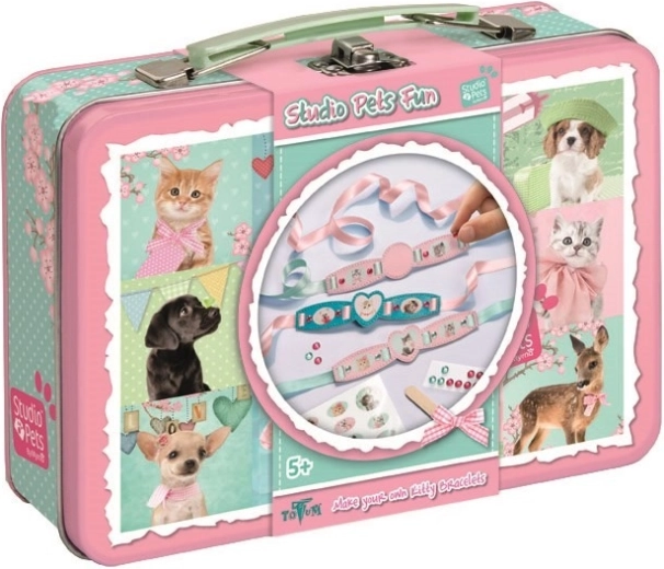 Studio Pets Kitty Bracelets – Armbänder im Leder-Look gestalten - 1 Stück