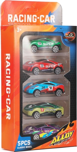 5 Autos in einer Packung