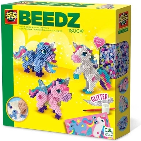 SES Beedz Bügelperlen 3D Einhörner