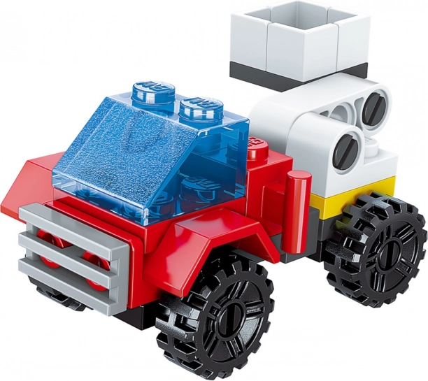Qman Squros Rettungsfahrzeug Skyline 3-in-1 – Mini-Bauset