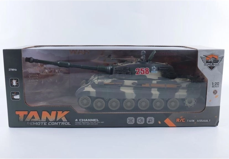 Ferngesteuerter Panzer mit Licht und Sound