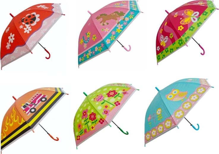 Kinder-Regenschirm Swede mit buntem Motiv