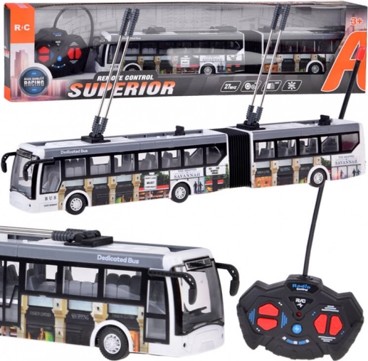Ferngesteuerter Gelenk-Trolleybus 36 cm