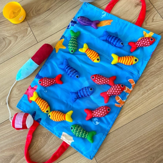 Fische mit Klettverschluss fangen