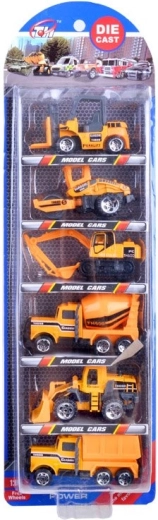 Metallspielzeugautos – Set mit Militärfahrzeugen, 6 Stk. – Bau