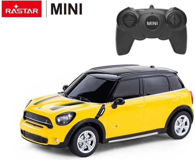 Rastar Mini Cooper S Countryman RC-Auto 1:24 gelb - 1 Stück