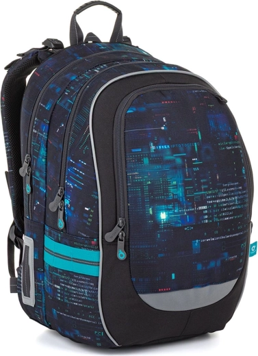 Schulrucksack Topgal Coda – digitale Welt