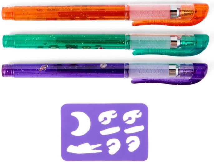 Glitzernde Gelstifte für auffällige temporäre Tattoos