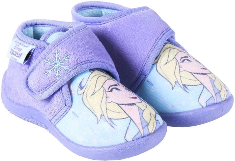 Kinderhausschuhe Frozen Elsa lila