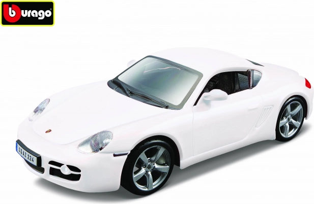 Bburago Porsche Cayman S weiß 1:32