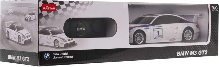 Ferngesteuertes Auto BMW M3 1:24 (weiß) von RASTAR