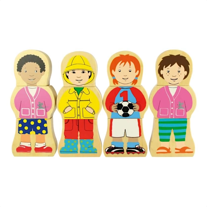Bigjigs Toys hölzernes magnetisches Puzzle Nationalitäten