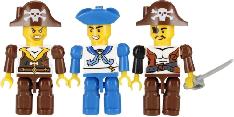 Drei Minifiguren für Rollenspiel