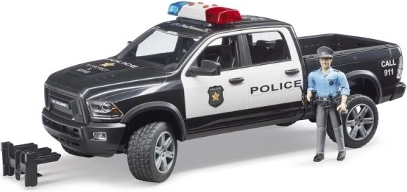 Bruder Polizei-Geländewagen RAM mit Polizist