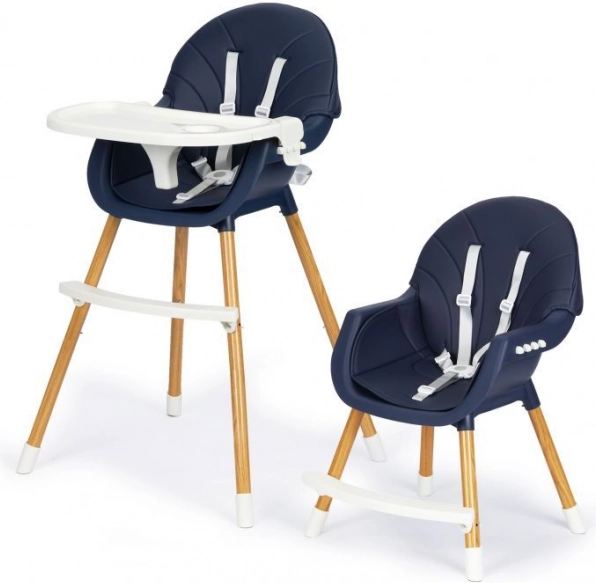 Hochstuhl 2-in-1 ECOTOYS, dunkelblau