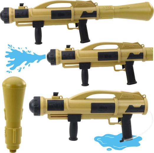 Wasserpistole Bazooka mit Pumpe 73 cm beige 1100 ml