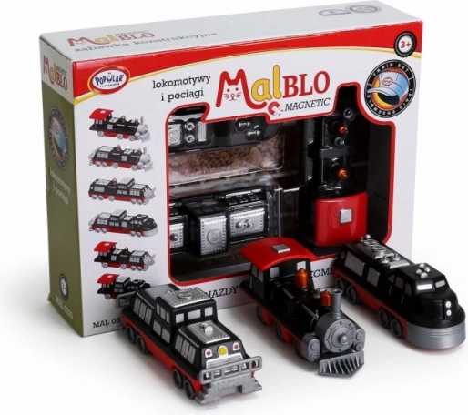 Magnetische Züge und Lokomotiven MalBlo