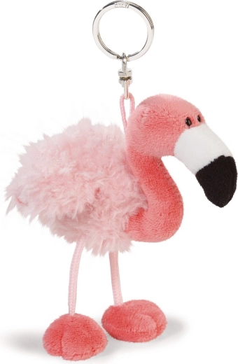 Schlüsselanhänger Flamingo Beanbag 10 cm – 1 Stück