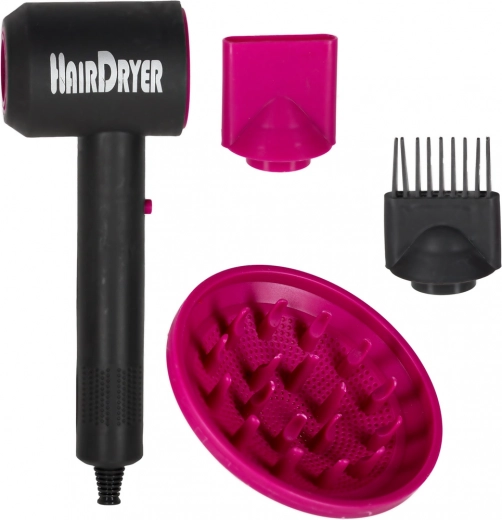 Föhn mit drei Aufsätzen und realistischen Geräuschen