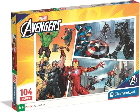 Clementoni Puzzle Super The Avengers 104 Teile
