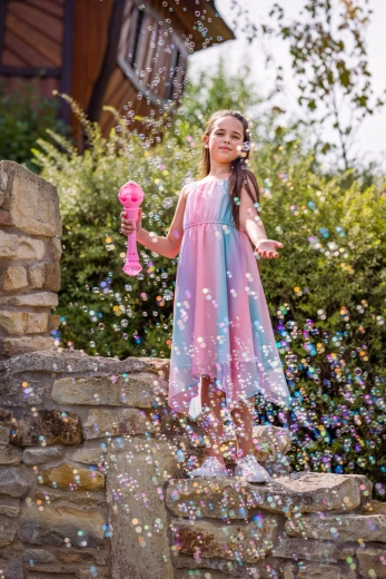 Magischer Blasenstrom auf Knopfdruck