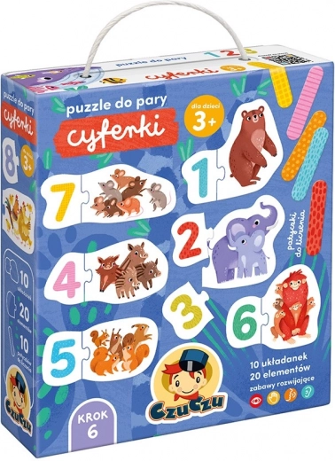 Paar-Puzzle – Zahlen