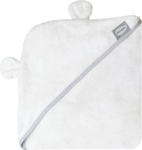 Shnuggle Einschlag-Badehandtuch mit Kapuze white
