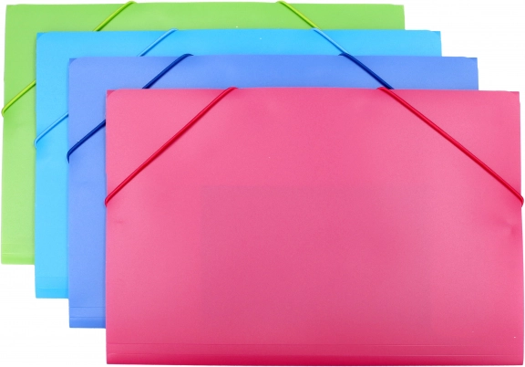 Bunte Mappe mit Gummi