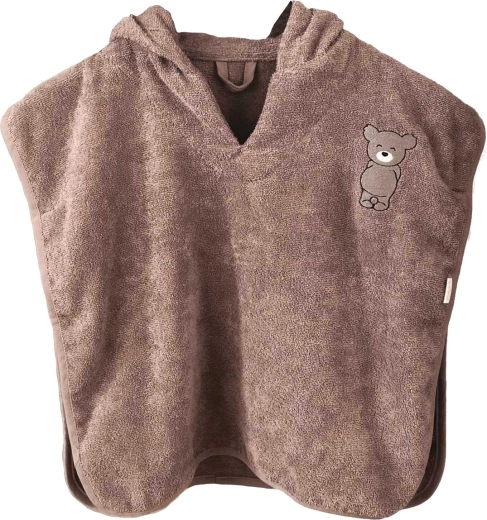 Petú Petú Kinderponcho mit Kapuze Celsa Teddy