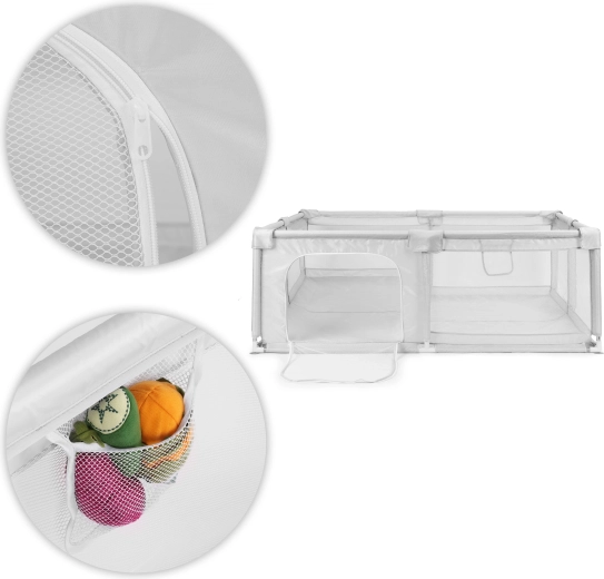 Praktischer Reißverschluss-Eingang und Tasche