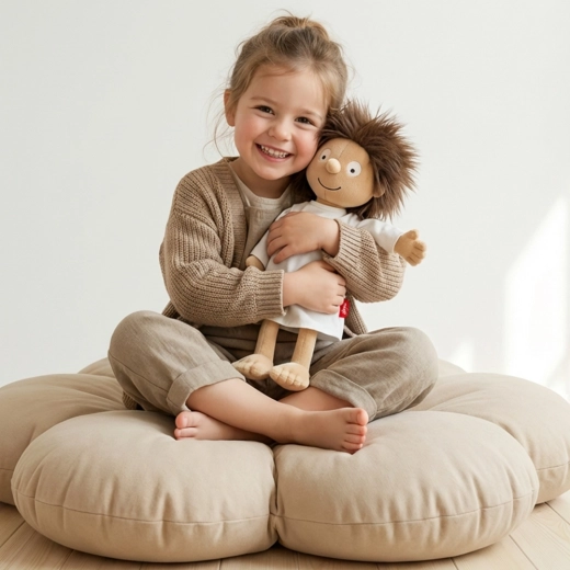Weiche Puppe zum Kuscheln und Spielen