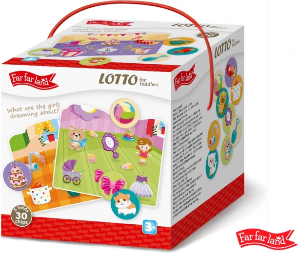 Far Far Land Lotto für Mädchen