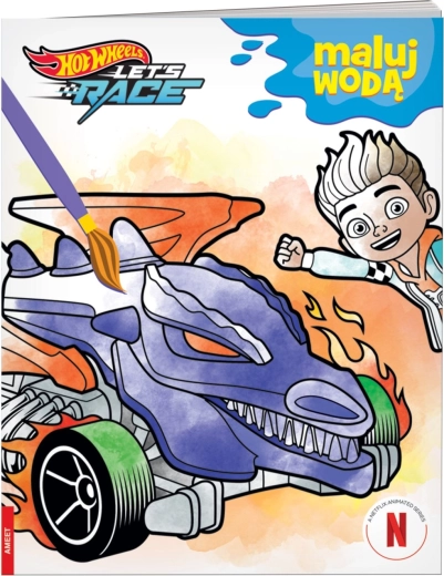 Hot Wheels Malen mit Wasser – Ausmalbuch für Kinder