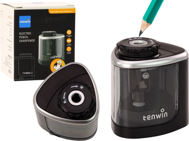 Elektrischer Spitzer Schwarzer Bleistiftspitzer 6–8 mm