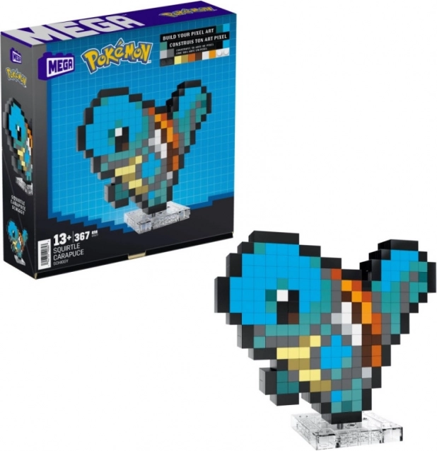 Pixel-Bausatz MEGA Pokémon Schiggy